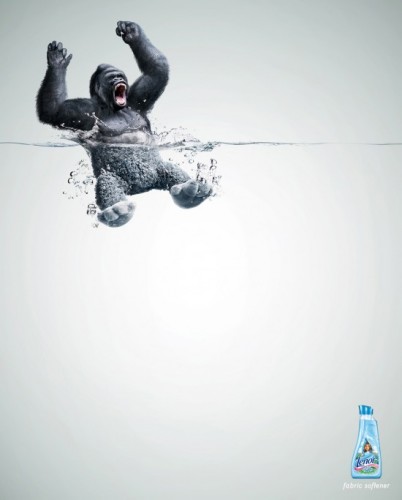 lenor-lessive-publicite-gorille